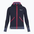 Bluza trekkingowa dziecięca Salewa Puez Hybrid PL FZ Hoody navy blazer melange