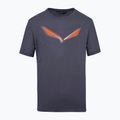 Koszulka trekkingowa męska Salewa Lines Graphic Dry premium navy melange 4