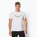 Koszulka trekkingowa męska Salewa Lines Graphic Dry optical white