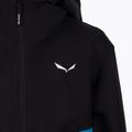 Kurtka przeciwdeszczowa dziecięca Salewa Aqua PTX black out 4