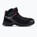 Buty trekkingowe męskie Salewa Alp Mate Mid WP black out/fluo orange 2