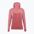 Bluza trekkingowa damska Salewa Puez Hybrid PL FZ Hoody mauvemood melange/fluo coral 3