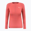 Longsleeve termoaktywny damski Salewa Zebru Med Warm AMR fluo coral