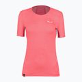 Koszulka trekkingowa damska Salewa Puez Graphic 2 Dry calypso coral melange