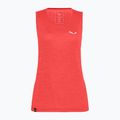 Koszulka trekkingowa damska Salewa Puez Graphic Dry Tank calypso coral melange 4