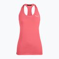 Koszulka trekkingowa damska Salewa Agner Hybrid Dry Tank calypso coral mel 4