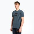 Koszulka trekkingowa męska Salewa Pure Box Dry dark denim melange