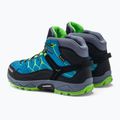 Buty trekkingowe dziecięce Salewa Alp Trainer Mid GTX blue danube/fluo green 3