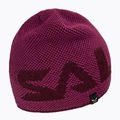 Czapka zimowa Salewa Agner Wool mauvemood/syrah 2