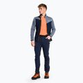 Bluza trekkingowa męska Salewa Puez Hybrid PL FZ navy blazer melange/fluo orange 2