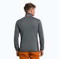 Bluza trekkingowa męska Salewa Puez Hybrid PL FZ onyx melange/fluo orange 3