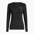 Longsleeve trekkingowy damski Salewa Puez Melange Dry black out melange