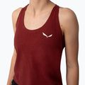 Koszulka wspinaczkowa damska Salewa Lavaredo Hemp Crop Tank syrah 3