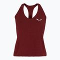 Koszulka wspinaczkowa damska Salewa Lavaredo Hemp Crop Tank syrah 5