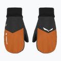 Rękawiczki trekkingowe dziecięce Salewa PTX/TWR Mittens black out/autumnal 5