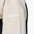 Kurtka narciarska dziecięca Salewa Sella PTX/TWR oatmeal/black out/fluo coral 7