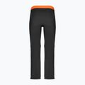 Spodnie softshell męskie Salewa Sella DST Lights black out/fluo orange 6