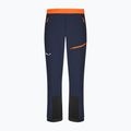 Spodnie softshell męskie Salewa Sella DST Lights navy blazer/black out/fluo orange 5