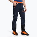 Spodnie softshell męskie Salewa Sella DST Lights navy blazer/black out/fluo orange