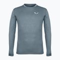 Longsleeve trekkingowy męski Salewa Puez Melange Dry java blue melange 4