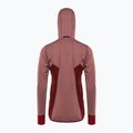 Bluza trekkingowa damska Salewa Puez Hybrid PL FZ Hoody syrah melange 2