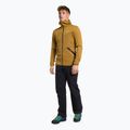 Bluza trekkingowa męska Salewa Puez Melange PL FZ Hoody golden brown melange 2