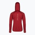 Bluza trekkingowa damska Salewa Agner Hybrid PL/DST FZ Hoody syrah melange 2