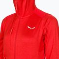 Bluza trekkingowa damska Salewa Agner Hybrid PL/DST FZ Hoody flame melange 3