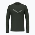 Longsleeve trekkingowy męski Salewa Solidlogo Dry dark olive