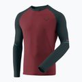 Longsleeve do biegania męski DYNAFIT Alpine Pro burgundy 3