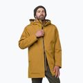 Kurtka przeciwdeszczowa męska Salewa Fanes 3L Ptx Hemp 2/1 Parka golden brown int.7020