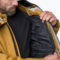 Kurtka przeciwdeszczowa męska Salewa Fanes 3L Ptx Hemp 2/1 Parka golden brown int.7020 7