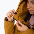 Płaszcz zimowy damski Salewa Fanes 2L PTX Parka golden brown 5