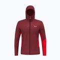 Bluza trekkingowa męska Salewa Sella AM Hooded syrah/1500