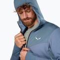 Bluza trekkingowa męska Salewa Puez Waffle Hyb PL HD java blue 5