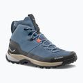 Buty turystyczne męskie Salewa Puez Knit Mid Ptx java blue/black