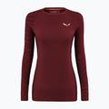 Longsleeve termoaktywny damski Salewa Cristallo Warm AMR syrah