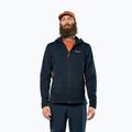 Bluza trekkingowa męska Salewa Puez Rocca Polarlite Hood navy blazer