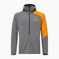 Bluza trekkinogwa męska Salewa NXT Hyb 1/2 Zip Tee quiet shade 7
