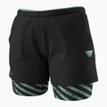 Spodenki do biegania damskie DYNAFIT Trail 2IN1 black out jadelite