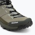 Buty trekkingowe męskie Salewa Puez Leather Mid Ptx shadow/dark olive 7
