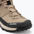 Buty trekkingowe damskie Salewa Puez Leather Mid Ptx quicksand/onyx 7