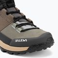 Buty trekkingowe damskie Salewa Puez Leather Mid Ptx bungee cord/onyx 7