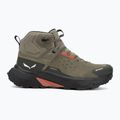 Buty trekkingowe damskie Salewa Pedroc 2 Leather Mid PTX faded green/dark olive 2