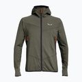 Bluza trekkingowa męska Salewa Agner Hybrid PL/DST FZ Hoody faded green melange/0910