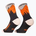 Skarpety DYNAFIT Traverse Crew black out ultra orange/4220