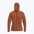 Bluza trekkingowa męska Salewa Puez Rocca Polarlite Hood Bombay Brown