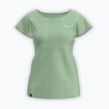 Koszulka trekkingowa damska Salewa Puez Melange Dry pastel green melange