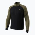 Bluza do biegania męska Dynafit Alpine LS 1/2 Zip Tee military green/0910 7