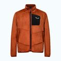 Bluza trekkingowa męska Salewa Puez Warm Full Zip bombay brown